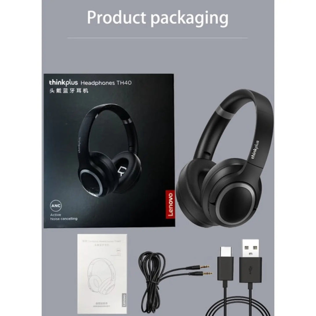 Audífonos Inalámbricos Lenovo TH40 NEGRO ANC